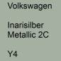 Preview: Volkswagen, Inarisilber Metallic 2C, Y4.